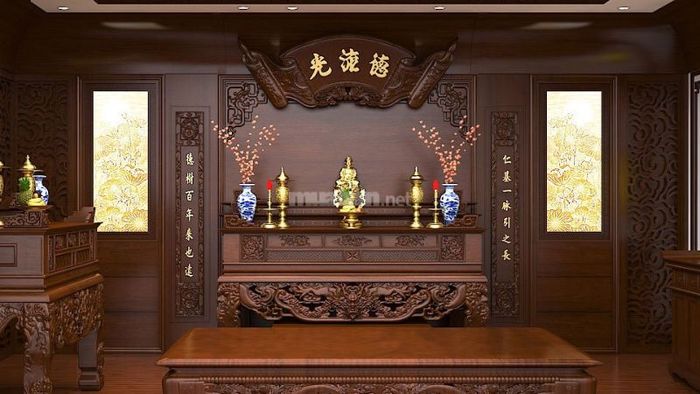 Phương pháp bố trí bàn thờ gia tiên chuẩn phong thủy, thu hút tài lộc và may mắn