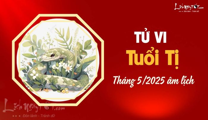 Tử vi tháng 5/2025 tuổi Tị âm lịch