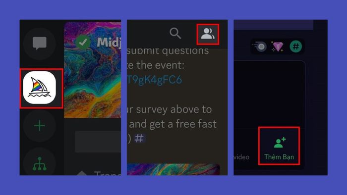Cách kết bạn trên Discord qua điện thoại bằng phương pháp gửi yêu cầu