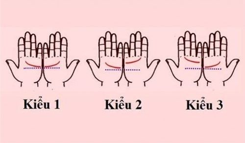 Xem hình ảnh minh họa về sự chênh lệch giữa hai đường tình duyên trên bàn tay để đoán hôn nhân
