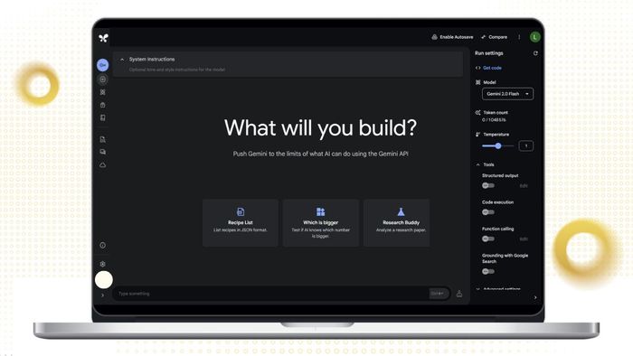 Hướng dẫn sử dụng Google AI Studio Prompts – Bước 1.
