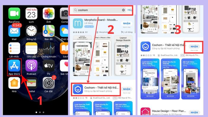 Hướng dẫn tải Coohom AI trên điện thoại