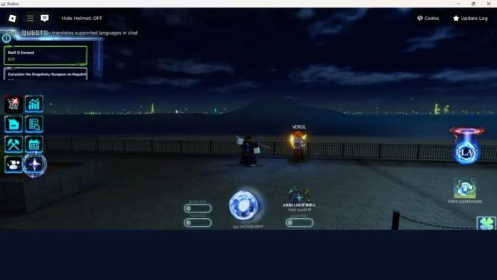Hướng dẫn nhập mã code Hunters Roblox – Bước 1