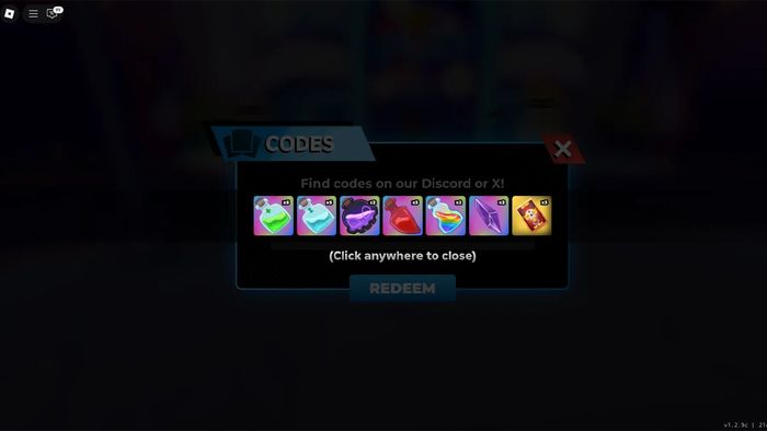 Hướng dẫn nhập mã code Anime Card Clash - Bước 3