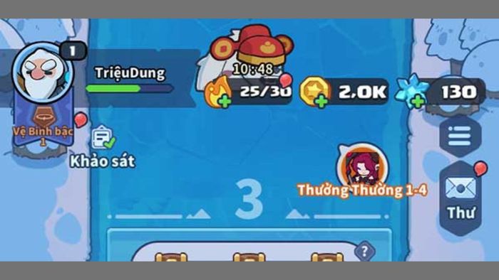 Hướng dẫn nhập mã code Tiểu Tuyết Lĩnh Chủ - bước 1
