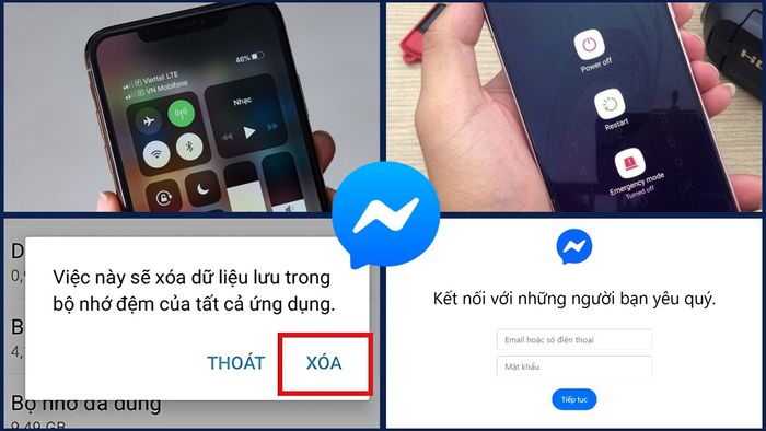 Cách sửa lỗi không thể chuyển tài khoản trên Messenger