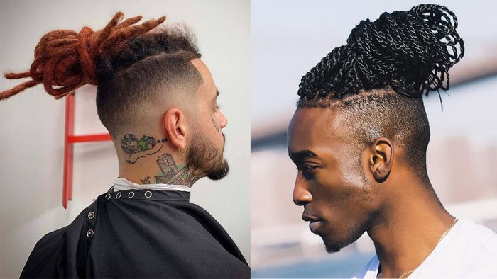 Tóc Dreadlock dài búi cao mang phong cách hiện đại đầy sức hút