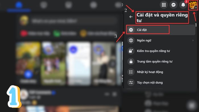 Hướng dẫn gỡ tài khoản Messenger trên máy tính - bước 1