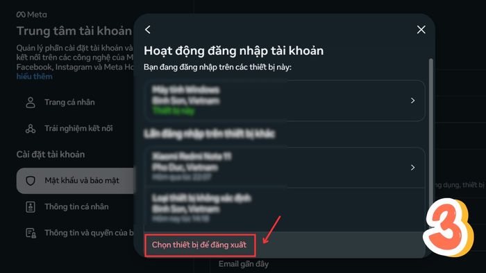 Hướng dẫn gỡ tài khoản Messenger trên máy tính - bước 3