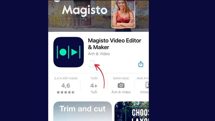 Hướng dẫn tải và cài đặt Magisto trên điện thoại - bước 2