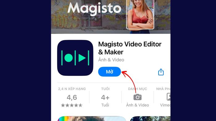 Hướng dẫn tải và cài đặt Magisto trên điện thoại - bước 3