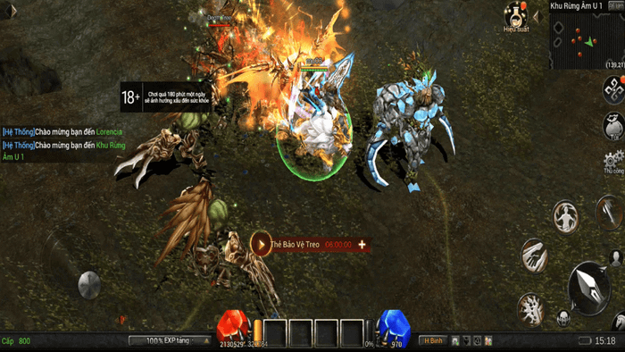 Trải nghiệm gameplay MU Lục Địa VNG đầy thân thuộc