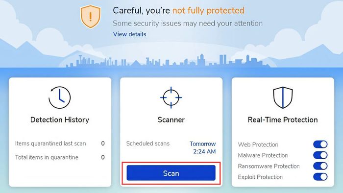 Hướng dẫn sử dụng Malwarebytes Free để quét mã độc