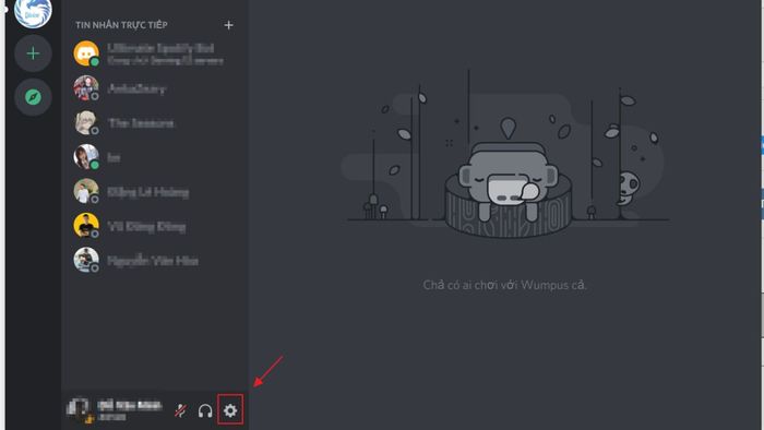 Hướng dẫn tắt xác thực 2FA trên Discord - bước 1