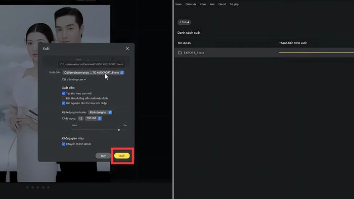 Cách sử dụng Evoto AI để xoá nền – Bước 3
