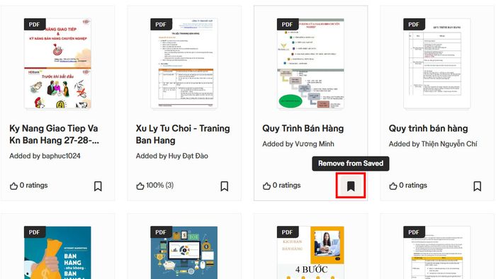 Phương pháp quản lý và lưu tài liệu yêu thích trên Scribd