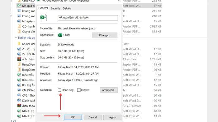 Hướng dẫn sửa lỗi không nhập được dữ liệu trong Excel – Phương pháp 2