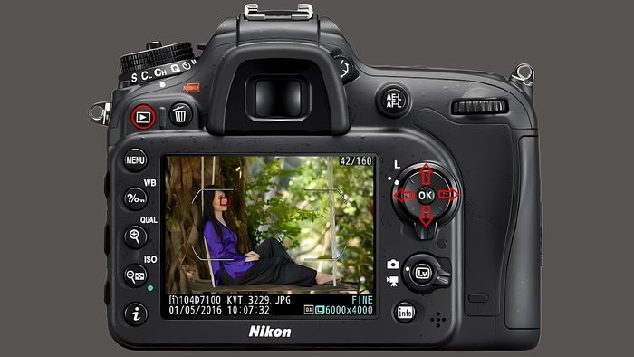 Hướng dẫn xem lại ảnh trên máy ảnh Nikon D-Series