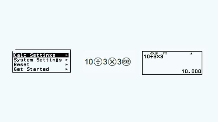 Hướng dẫn làm tròn số trên máy tính Casio 880 với chế độ nhập Input/Output: Mathl/DecimalO