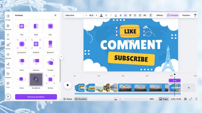Một số mẹo giúp tạo Animation bắt mắt trên Canva