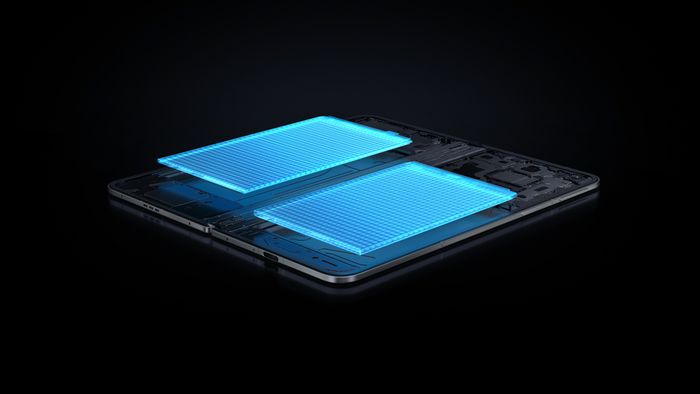 Find N5 được trang bị viên pin OPPO Silicon-carbon có dung lượng cực lớn 5600mAh, mang lại trải nghiệm bền bỉ và mạnh mẽ suốt ngày dài.