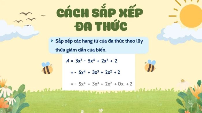 toán 7 đa thức 1 biến