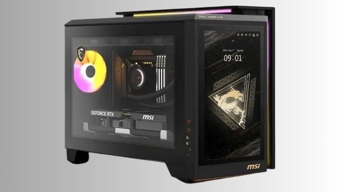 Điểm nổi bật chính là màn hình cảm ứng 13.3 inch ở mặt trước
