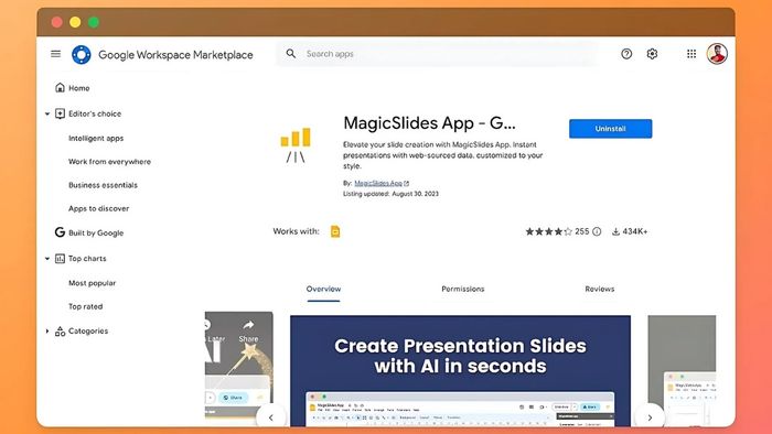 Cách sử dụng MagicSlides bước 1