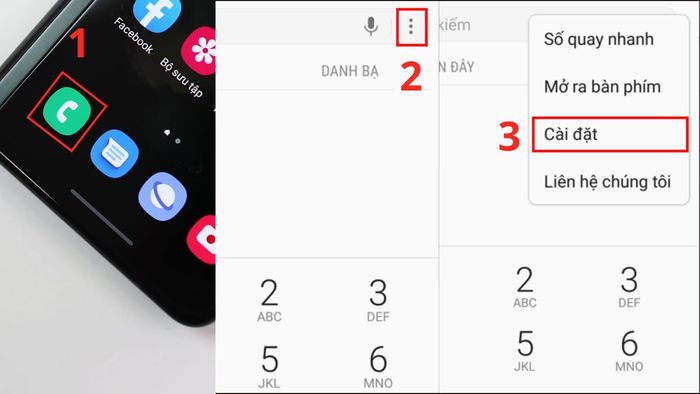 Hướng dẫn tắt chuyển tiếp cuộc gọi trên điện thoại Android - bước 1