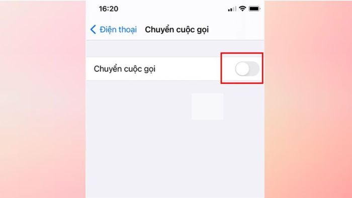Cách tắt tính năng chuyển tiếp cuộc gọi trên iOS - BƯỚC 3