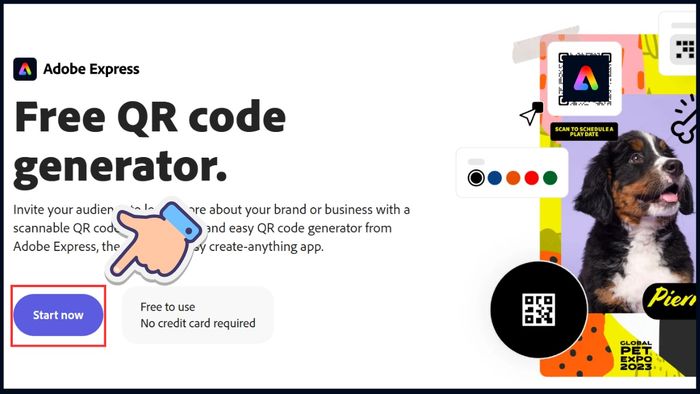 Vào “QR Code Maker”