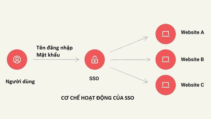 Cách thức hoạt động của hệ thống SSO