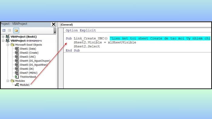 Sử dụng Option Explicit