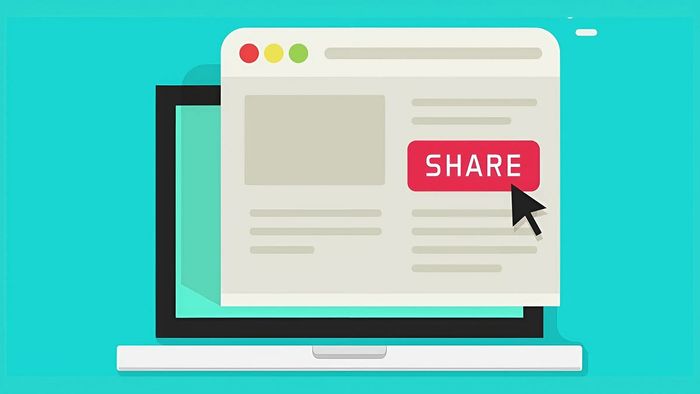 Dễ dàng chia sẻ nội dung trên mạng xã hội
