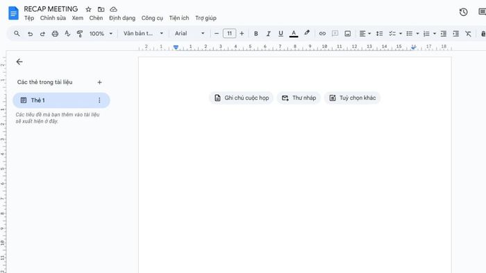 Hướng dẫn bật và sử dụng Google Docs Voice Typing - Bước 1