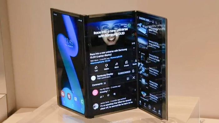 Điện thoại gập ba của Samsung sẽ sở hữu màn hình 10 inch