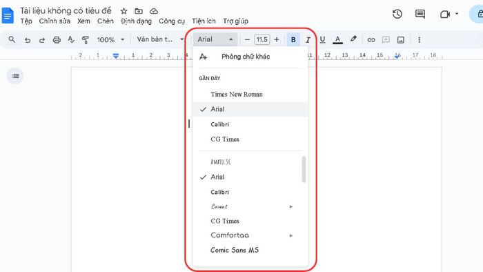 Cách đơn giản để khắc phục lỗi nhảy chữ trong Google Docs – Phương pháp 1