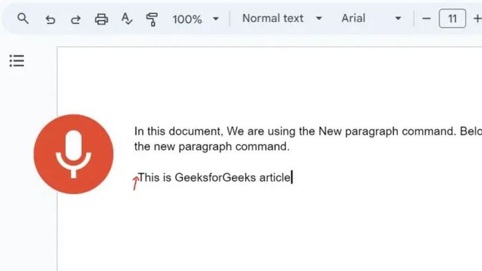 Các lệnh và dấu câu được hỗ trợ khi sử dụng Google Docs Voice Typing