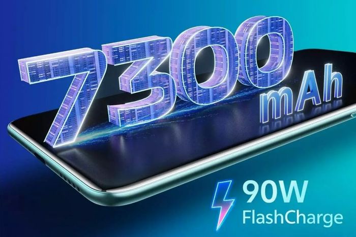 Điện thoại gây ấn tượng mạnh mẽ nhờ dung lượng pin lên tới 7300 mAh
