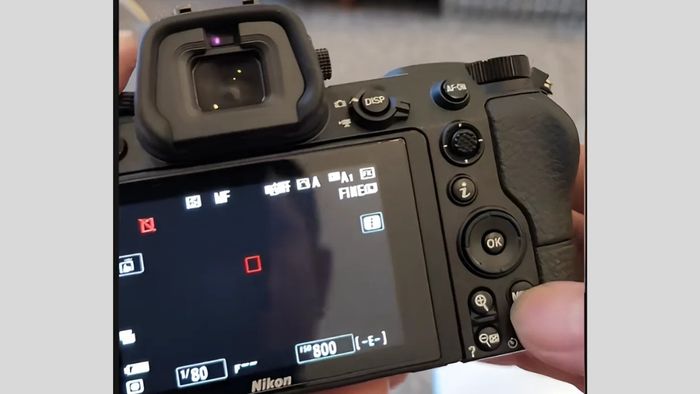 Hướng dẫn bật lưới trên máy ảnh Nikon Z6, Z50, Zfc - bước 1