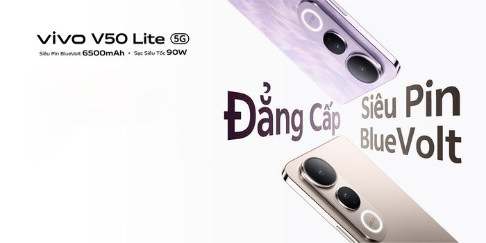 Với vivo V50 Lite, người dùng được tận hưởng trải nghiệm giải trí vượt trội và sống động như tại rạp chiếu phim.
