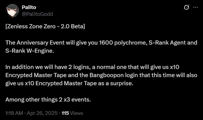 Toàn tập Zenless Zone Zero 2.0: Sinh nhật game có gì hot?