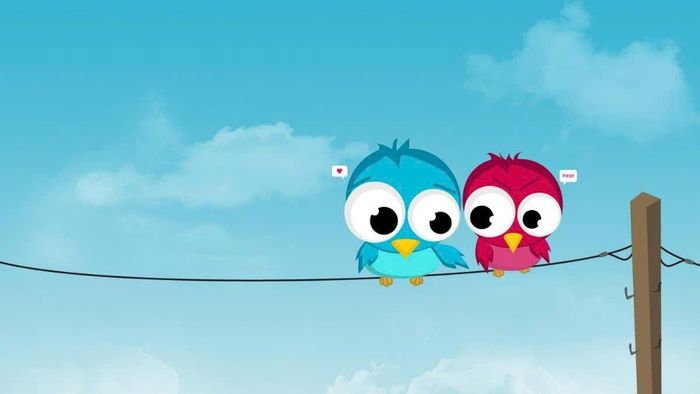 Hình ảnh nền hoạt hình cute cho máy tính