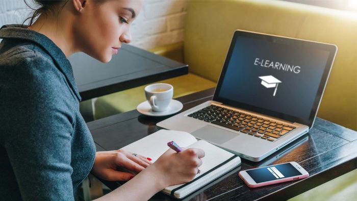 Hình thức Elearning hoàn toàn trực tuyến qua mạng