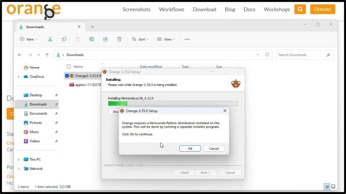 Hướng dẫn cài đặt phần mềm Orange dễ dàng
