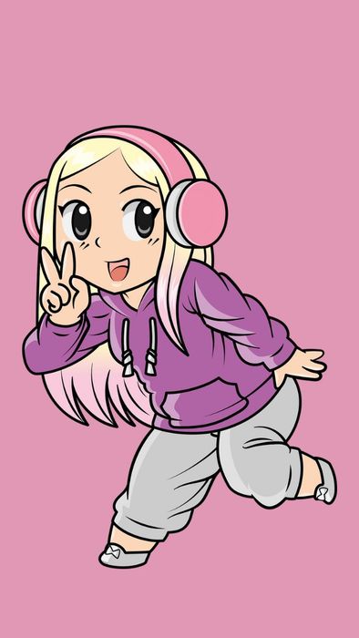 Hình nền ảnh hoạt hình cute chibi