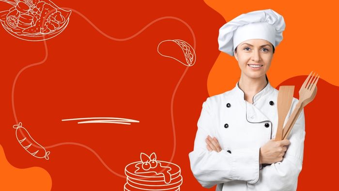 Hình nền PowerPoint nấu ăn dành cho đầu bếp chuyên nghiệp