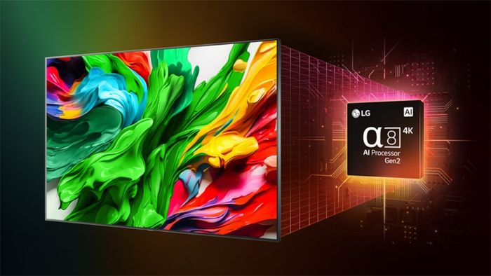 LG 2025 QNED Evo sử dụng tấm nền Mini LED và bộ xử lý Alpha 8 AI