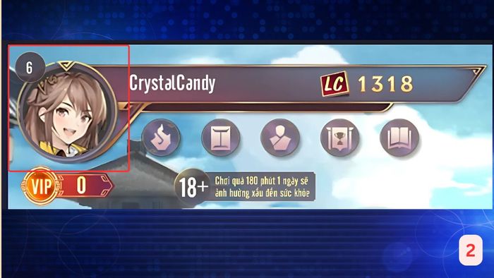 Cách nhập mã code Danh Tướng Origin - Bước 2