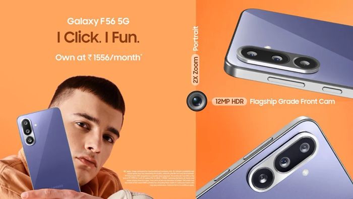 Galaxy F56 5G trang bị camera chính với khả năng zoom 2x, cho phép chụp những bức ảnh chi tiết và rõ nét hơn.